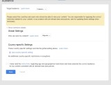custom settings on google+ page