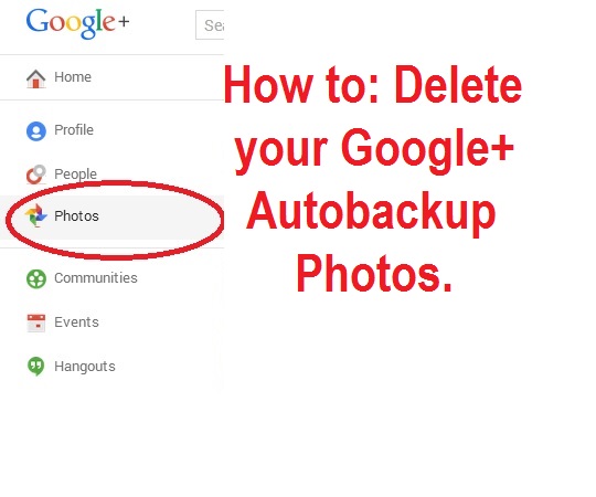 uninstall google photos backup